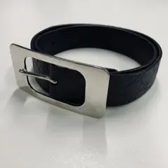 【未使用】GUCCI GGロゴ レザーベルト 90