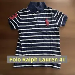 Polo Ralph Lauren ビックポニー　ポロシャツ 4T ネイビー