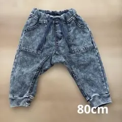 バースデイ デニム ジョガーパンツ 80cm 男の子