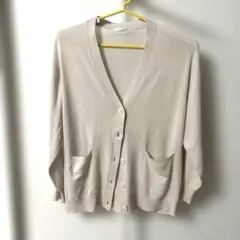 【お値下げ】Honeys カーディガン アイボリー Lのサムネイル
