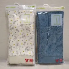 【新品】UNIQLO Disney 10分丈レギンス 110 2点セット