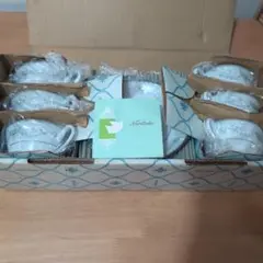 Noritake 花柄カップとソーサーセット 6個