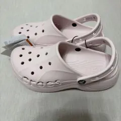 《crocs》クロックス バヤ プラットフォーム クロッグ　　ピンク　23cmのサムネイル