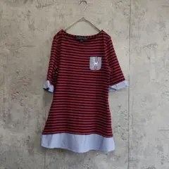 【極美品】トミーヒルフィガー ボーダー チュニック ワンピース S 希少デザイン