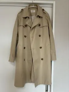AER ベージュ ダブルブレスト トレンチコート38サイズ
