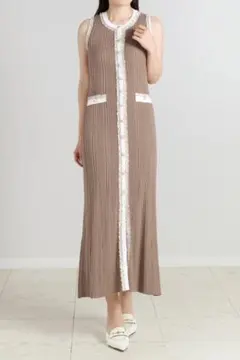 herlipto Dione Summer Knit Dress ラテ S - メルカリ