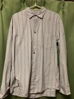 nano universe ナノユニバース ストライプ シャツ　メンズ