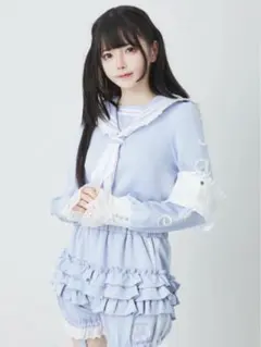 【完売品】ジャパニーズ制服セーラーTOPS・ティアードスカパン