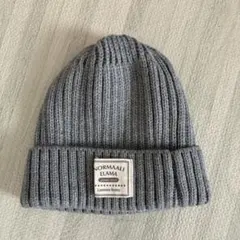 ニット帽　50-52cm グレー