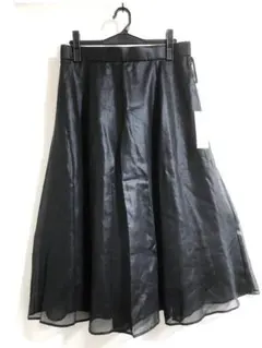 新品☆組曲 KUMIKYOKU☆洗える カラー フレアスカート☆大きいサイズ♪６