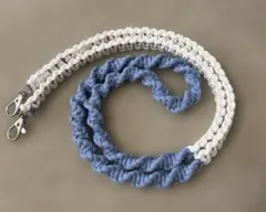 マクラメ　スマホショルダーストラップ