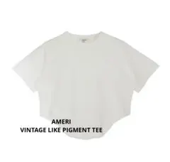 AMERI アメリ VINTAGE LIKE PIGMENT TEE ホワイトのサムネイル