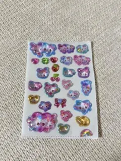 【正規品】平成女児デザインボンボンドロップシールセット 3点