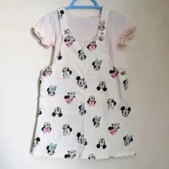 1600 H&M ミニー　ワンピース　サロペット