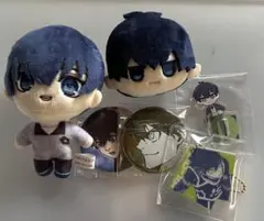 ブルーロック 潔世一 ぬいぐるみ 缶バッジ グッズセット