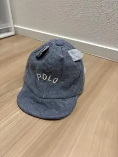 ベビー耳付きキャップ 46cm グレー