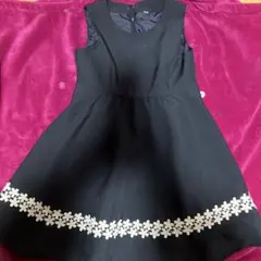 黒いノースリーブフォーマルワンピース 110cm