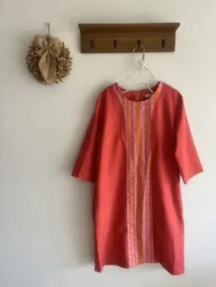 ワンピース　candycoke レトロモダン ワンピース シンプルAラインワンピ