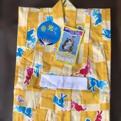 女児浴衣新品3〜4歳用着丈90cm日本製　値下げ
