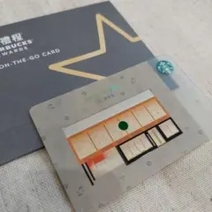 スターバックスカード　台湾　台南新化店　限定スタバカード
