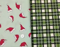 2点セット　USAコットン　クリスマス　Riley Blake　各108×50