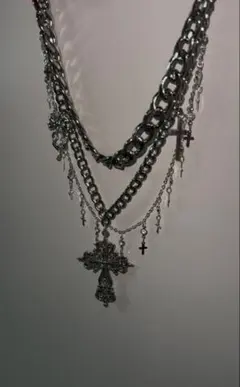 00s y2k ネックレス クロス Silver925 アーカイブ ヴィンテージ 00s Y2K archive cross grunge necklace - メルカリ