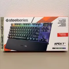 美品 SteelSeriesゲーミングキーボード 有線 ApexPro 英語配列 - メルカリ