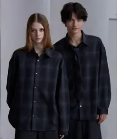 【CLEL】TRヘリンボーンチェックシャツ＆ネクタイのサムネイル