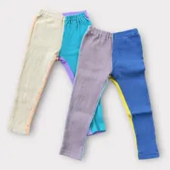 BREEZE 100cm リブ素材 DAISUKI リブパンツ 2枚セット