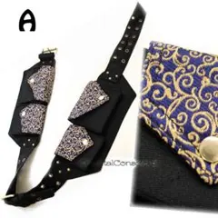 男女兼用】オリエンタル柄タブ・4連デザインウエストバッグ☆