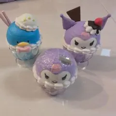 サンリオ　キャラクターカップ小物入れ3個セット