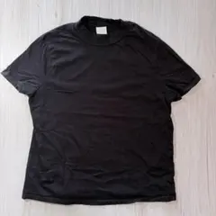 H&M 半袖　カットソー　ブラック　シンプル　黒　S