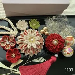 つまみ細工　髪飾り　成人式　七五三　卒業式　袴　結婚式　1103のサムネイル