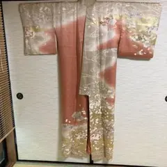 訪問着 付下げ 袷 落款 観世水 青海波 - メルカリ