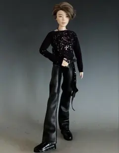 BTSドール服★パワーT黒系セット