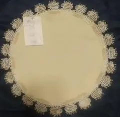 近沢レース店　シープ　ひつじ　サークルハンカチ　新品　未使用