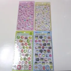 【正規品】　ボンボンドロップシール　たまごっち　しずくちゃん　４枚セット