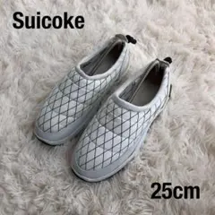 Suicokeスイコックeventスリッポンスニーカー白ホワイト防水25cmのサムネイル