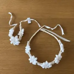 シェルネックレス➕ブレスレット　フラダンス