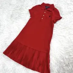 Polo Ralph Lauren 赤 ポロワンピース130㎝