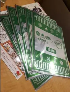 鬼滅の刃　すかいらーく　クリアファイル