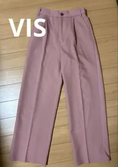 【VIS】ピンク スラックス サイズS