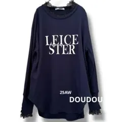 DouDou【WEB限定】LEICESTERフロッキーレイヤードロンTEE