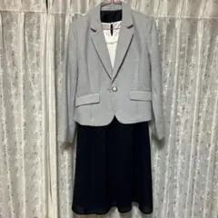 試着のみタグなし★セレモニースーツ★ワンピース2点セット★13AR