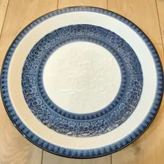 有田焼 萬泉窯 大皿 37cm 白青