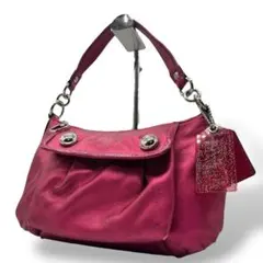 Vintage Coach Poppy Leather Handbag Pink