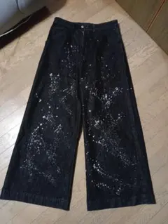 極太デニム 黒 casper john BBOY