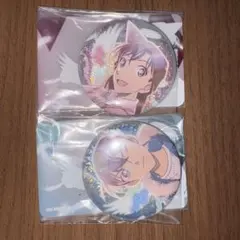 名探偵コナン　彩光キラキラカンバッジ　新一・蘭