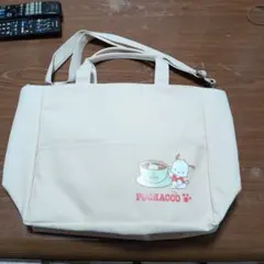 ポムポムプリン 2WAYバッグ クリーム色