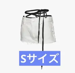 THEREDTHREAD corded script skirt mini - メルカリ
